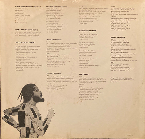 Mtume : Kiss This World Goodbye (LP, Album, Pit)