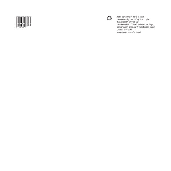 zakè & Ossa : Syntheticopia (LP, Album, Ltd, Pur)