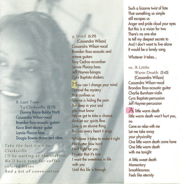 Cassandra Wilson : New Moon Daughter (CD, Album, EMI)