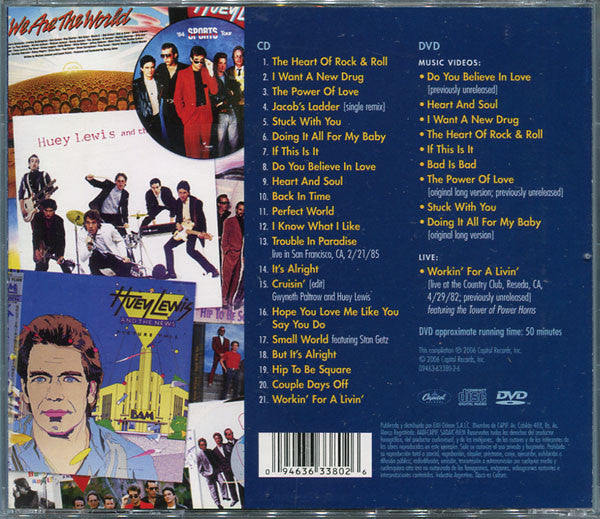 Huey Lewis & The News : Greatest Hits & Videos (CD, Comp + DVD-V, Comp, NTSC)