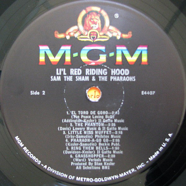 Sam The Sham & The Pharaohs : Li'l Red Riding Hood (LP, Album, Mono)
