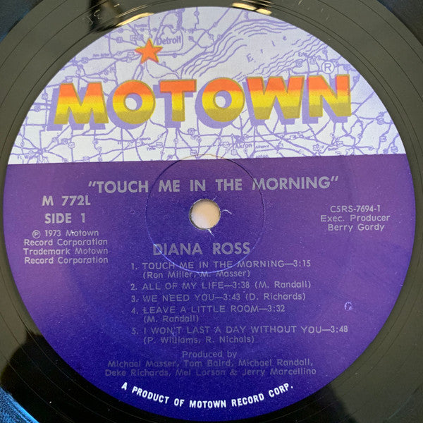 Diana Ross : Touch Me In The Morning (LP, Album)