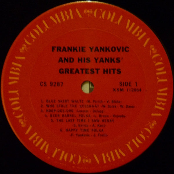 Frankie Yankovic And His Yanks : Frankie Yankovic And His Yanks' Greatest Hits (LP, Comp, RE)
