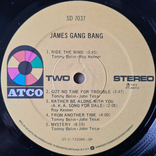 James Gang : Bang (LP, Album, RE, SP)