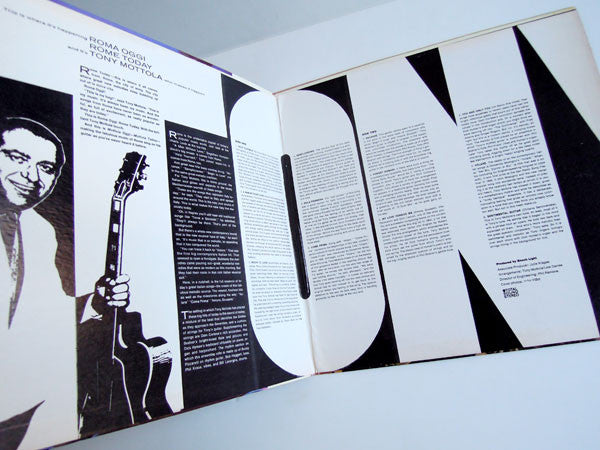 Tony Mottola : Roma Oggi = Rome Today (LP, Album, San)