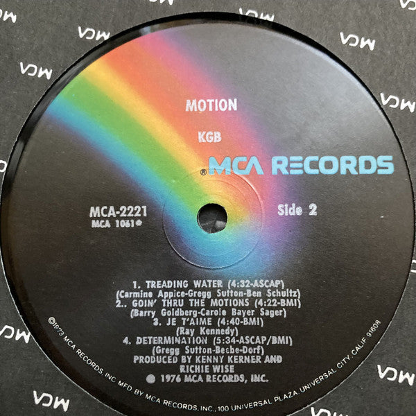 KGB (7) : Motion (LP, Album, Glo)