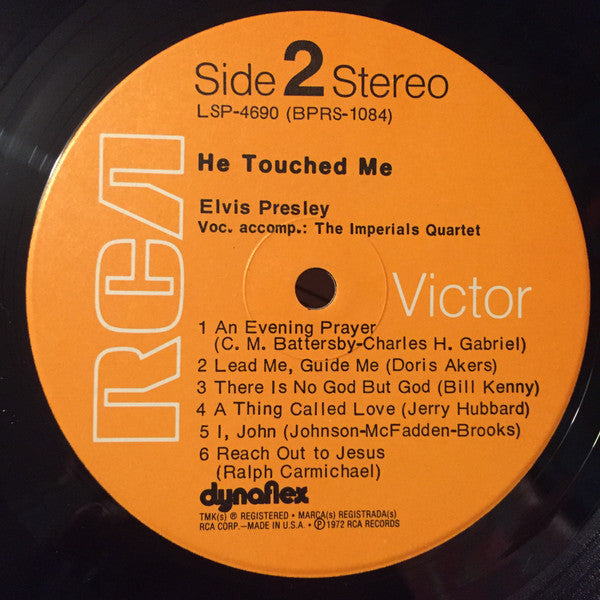Elvis* : He Touched Me (LP, Album, Ind)