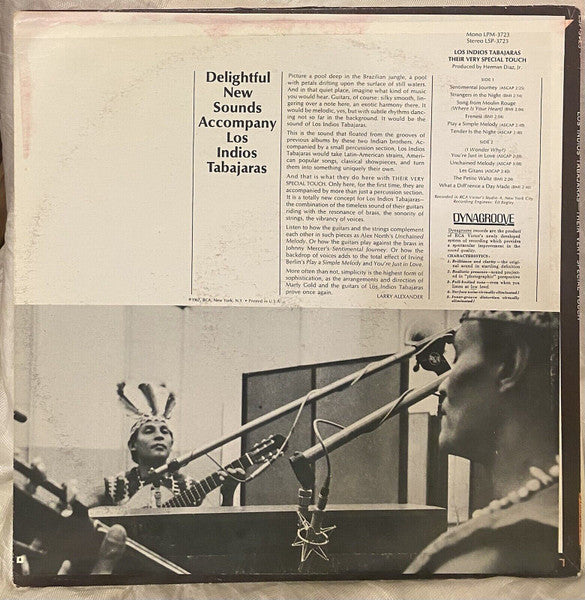 Los Indios Tabajaras : Their Very Special Touch (LP, Album, Ind)