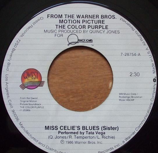 Tata Vega : Miss Celie's Blues (Sister) (7", Styrene, All)