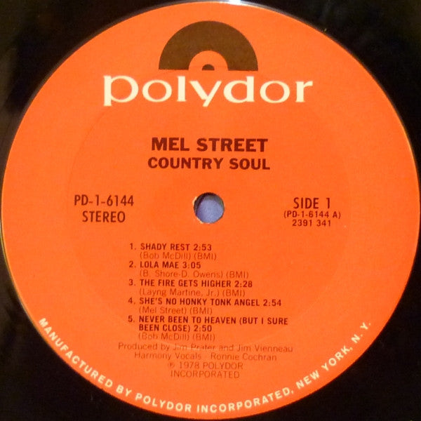 Mel Street : Country Soul (LP, Album)