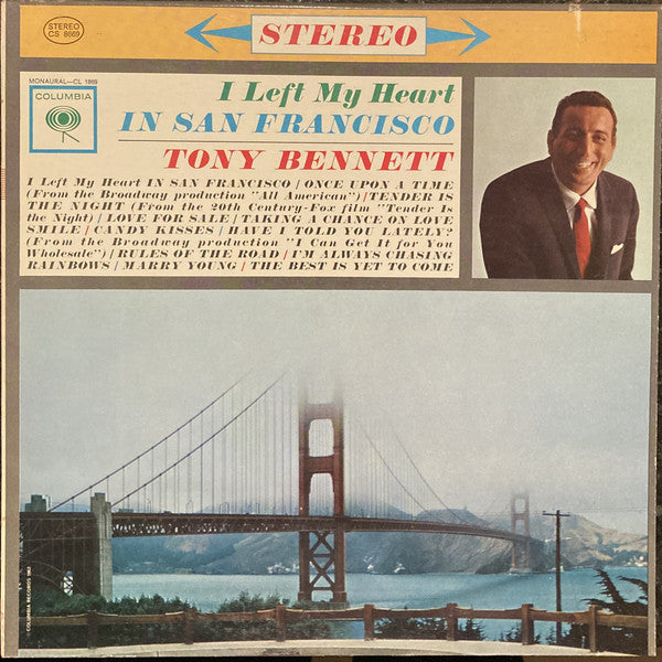 Tony Bennett : I Left My Heart In San Francisco (LP, Album, Ter)