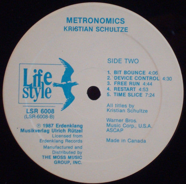 Kristian Schultze : Metronomics (LP, Album)