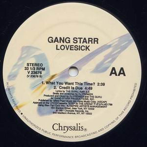 Gang Starr : Lovesick (12")