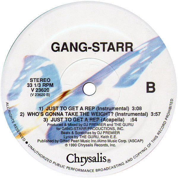 Gang Starr : Just To Get A Rep (12")