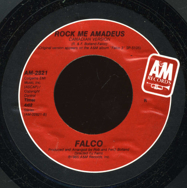 Falco : Rock Me Amadeus (7", Single, Styrene, R -)