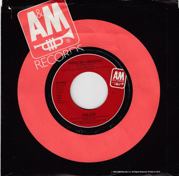 Falco : Rock Me Amadeus (7", Single, Styrene, R -)
