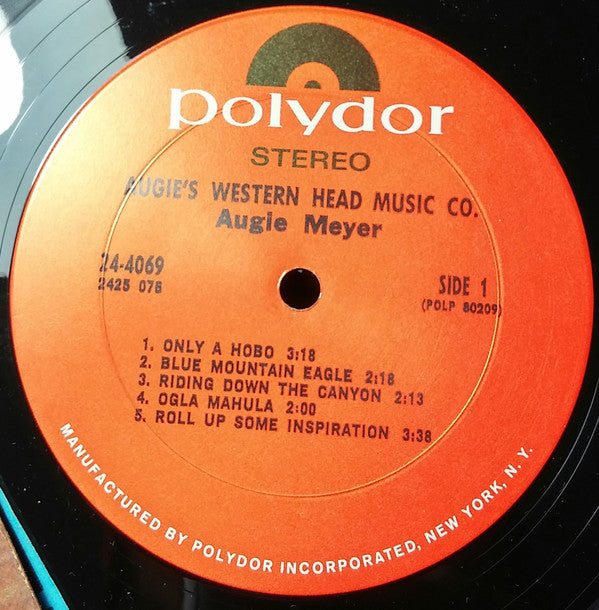 Augie Meyer* : Augie's Western Head Music Co. (LP, Album)
