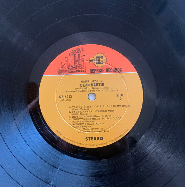 Dean Martin : Happiness Is Dean Martin (LP, RE)