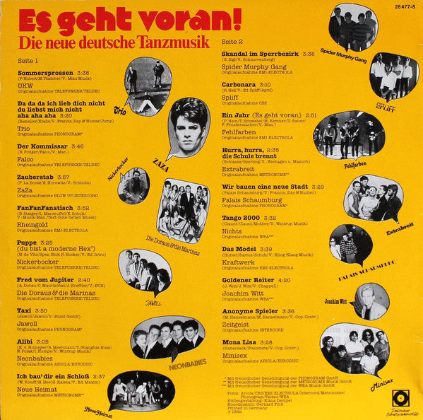 Various : Es Geht Voran! Die Neue Deutsche Tanzmusik (LP, Comp, Club)