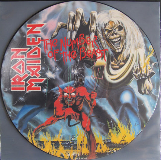 Iron Maiden : The Number Of The Beast (LP, Album, Pic)