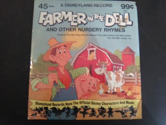 Unknown Artist : Farmer In The Dell And Other Nursery Rhymes (7", EP, RP)