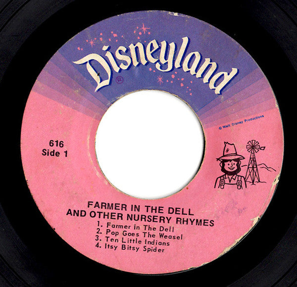 Unknown Artist : Farmer In The Dell And Other Nursery Rhymes (7", EP, RP)