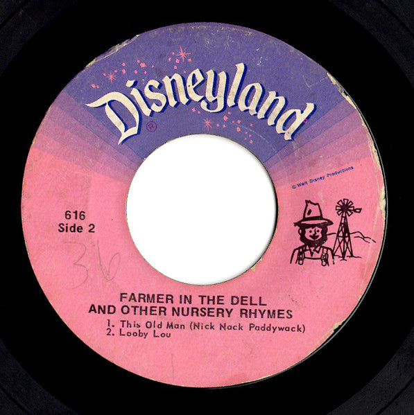 Unknown Artist : Farmer In The Dell And Other Nursery Rhymes (7", EP, RP)