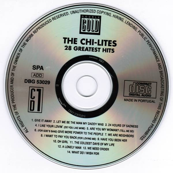 The Chi-Lites : 28 Greatest Hits (2xCD, Comp)