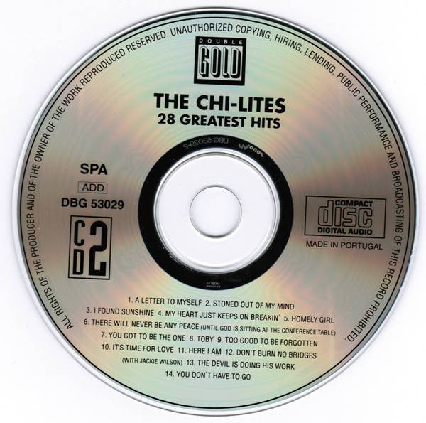 The Chi-Lites : 28 Greatest Hits (2xCD, Comp)