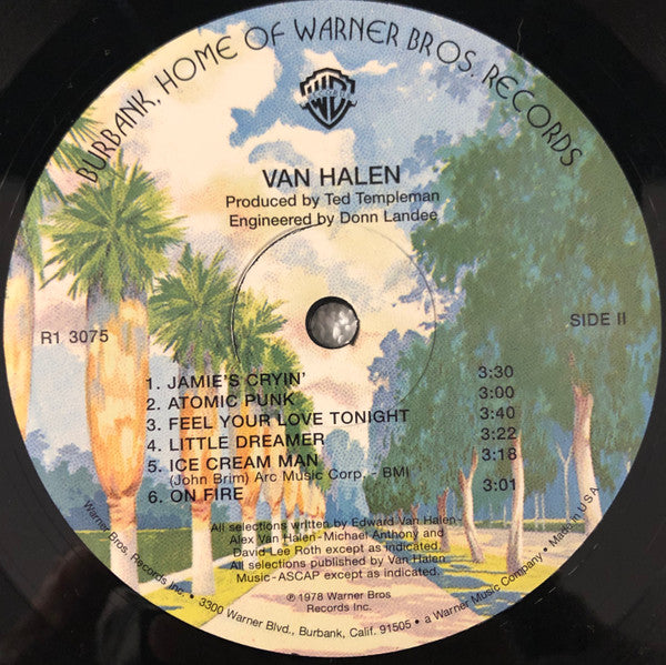 Van Halen : Van Halen (LP, Album, RE, RM, RP, 180)