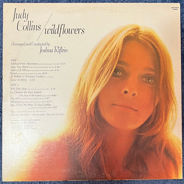 Judy Collins : Wildflowers (LP, Album, RP, But)