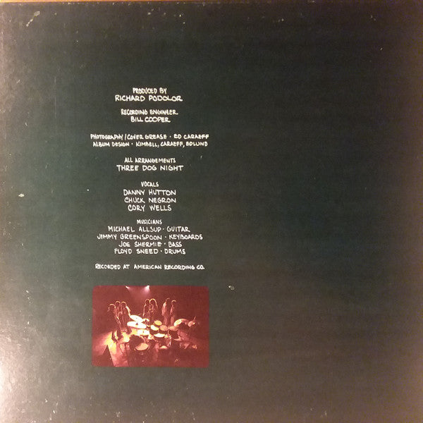 Three Dog Night : Naturally (LP, Album, RE)