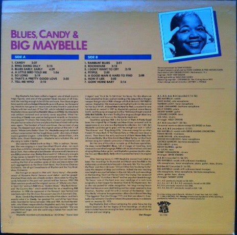 Big Maybelle : Blues, Candy & Big Maybelle (LP, Comp, RE)