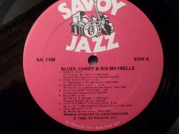 Big Maybelle : Blues, Candy & Big Maybelle (LP, Comp, RE)