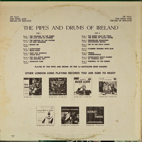 The Pipes And Drums Of The 1st Bn. Irish Guards* : The Pipes And Drums Of Ireland (LP)