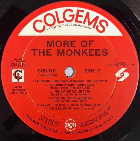 The Monkees : More Of The Monkees (LP, Album)