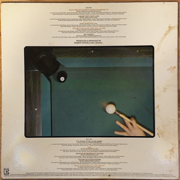 Neil Sedaka : In The Pocket (LP, Album, All)