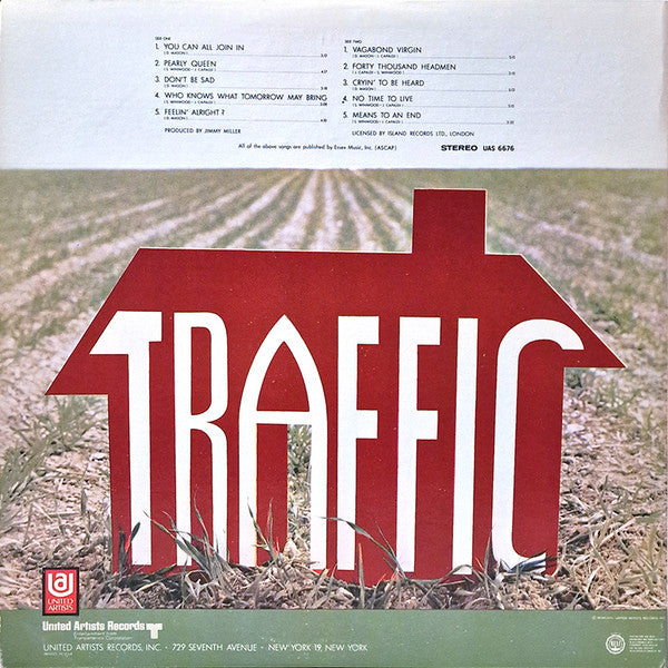 Traffic : Traffic (LP, Album, RE, Gat)
