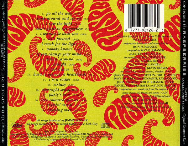 The Raspberries* : Capitol Collectors Series (CD, Comp, RM)