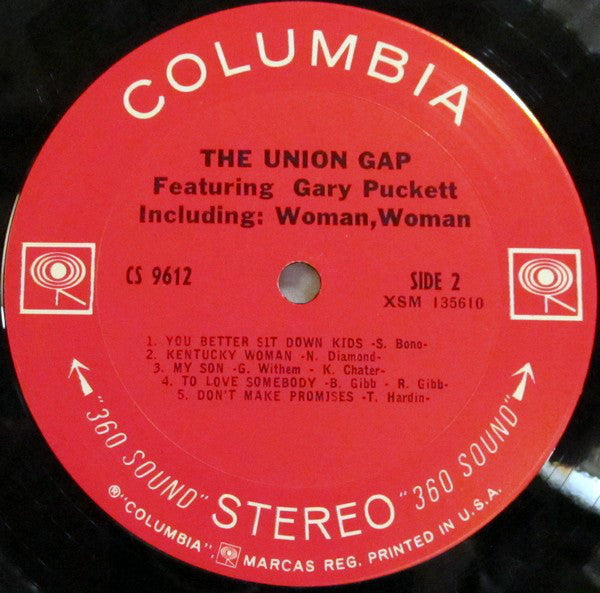 The Union Gap Featuring Gary Puckett* : Woman, Woman (LP, Album, Ter)