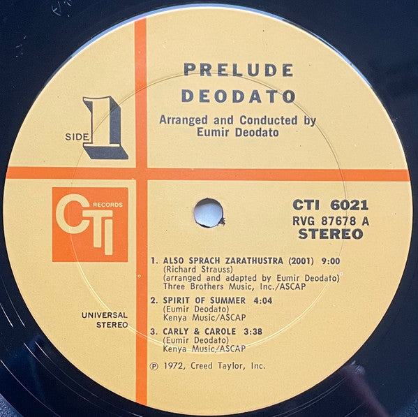 Deodato* : Prelude (LP, Album, Ter)