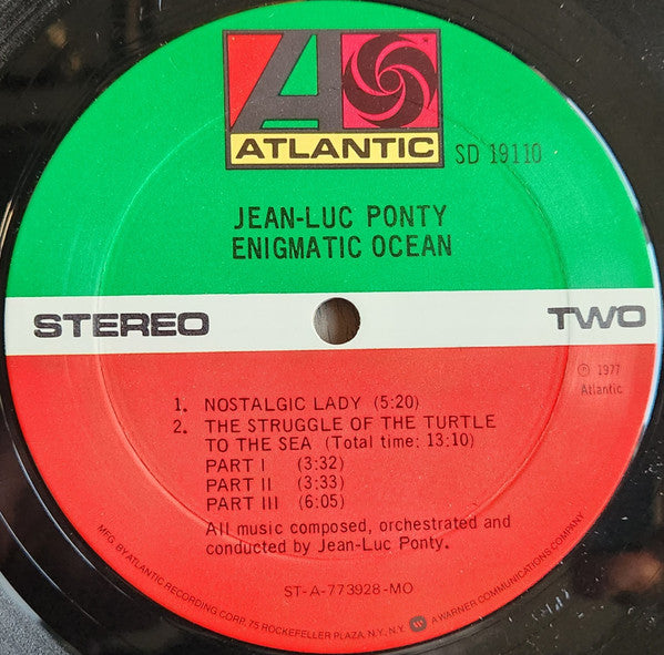 Jean-Luc Ponty : Enigmatic Ocean (LP, Album, MO )
