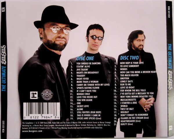 Bee Gees : The Ultimate Bee Gees (2xCD, Comp, RM)