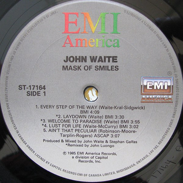 John Waite : Mask Of Smiles (LP, Album)