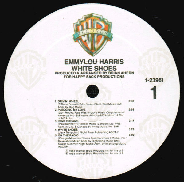 Emmylou Harris : White Shoes (LP, Album, Spe)