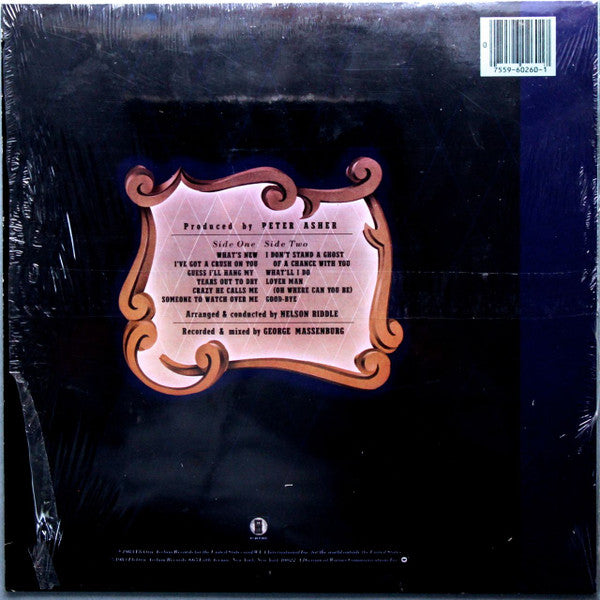 Linda Ronstadt & The Nelson Riddle Orchestra* : What's New (LP, Album, Spe)
