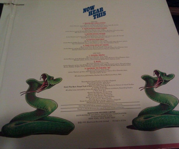 Hanson (4) : Now Hear This (LP, Album, RI )