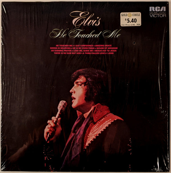 Elvis Presley : He Touched Me (LP, Album, RE)