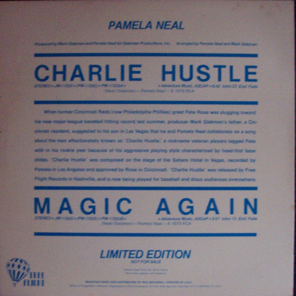 Pamela Neal : Charlie Hustle (12", Ltd, Pic)