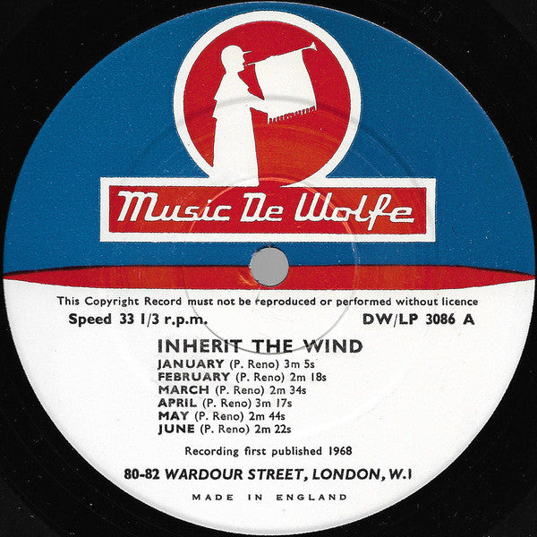 The International Studio Orchestra : Inherit The Wind (LP)